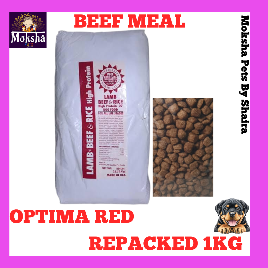 Beef meal optima dog food