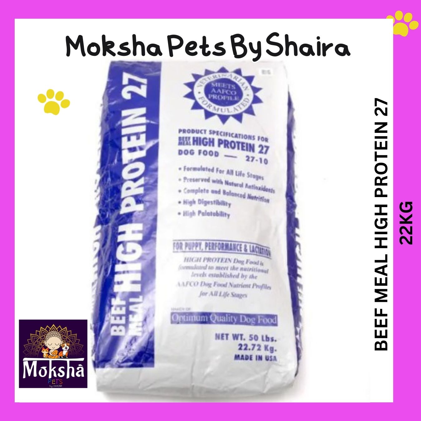 Beef meal optima dog food